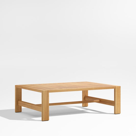 Anguilla 50" Teak Wood Outdoor Coffee Table