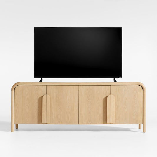 Annie 72" Natural Storage Media Credenza By Leanne Ford