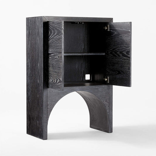 Augusta Black Entryway Cabinet