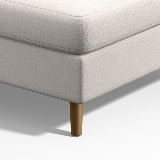 Avondale Wood Leg Ottoman