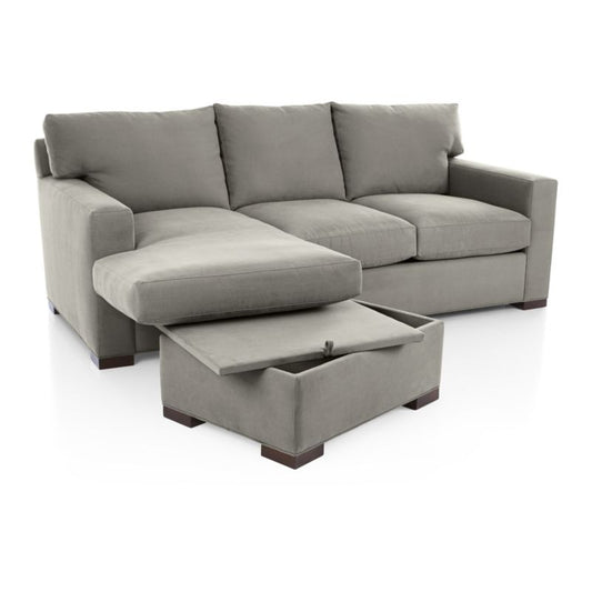 Axis Reversible Queen Sleeper Sectional Sofa