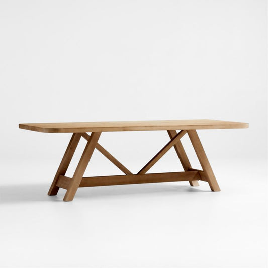 Aya 94" Natural Wood Dining Table By Leanne Ford