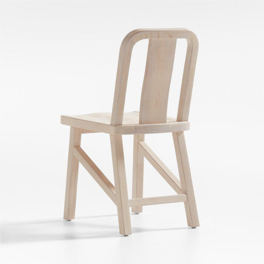 Aya Whitewash Wood Dining Side Chair By Leanne Ford