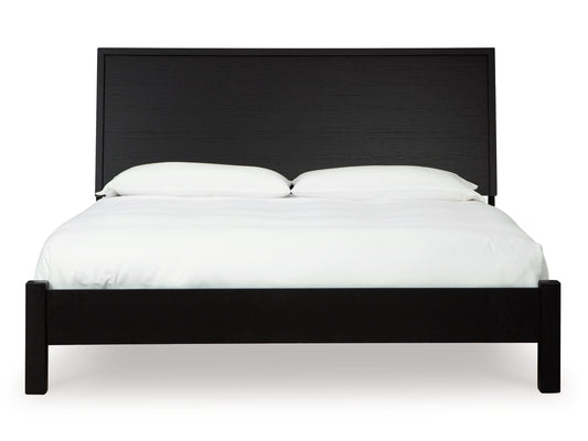 Danziar Panel Bed With Post Leg Footboard