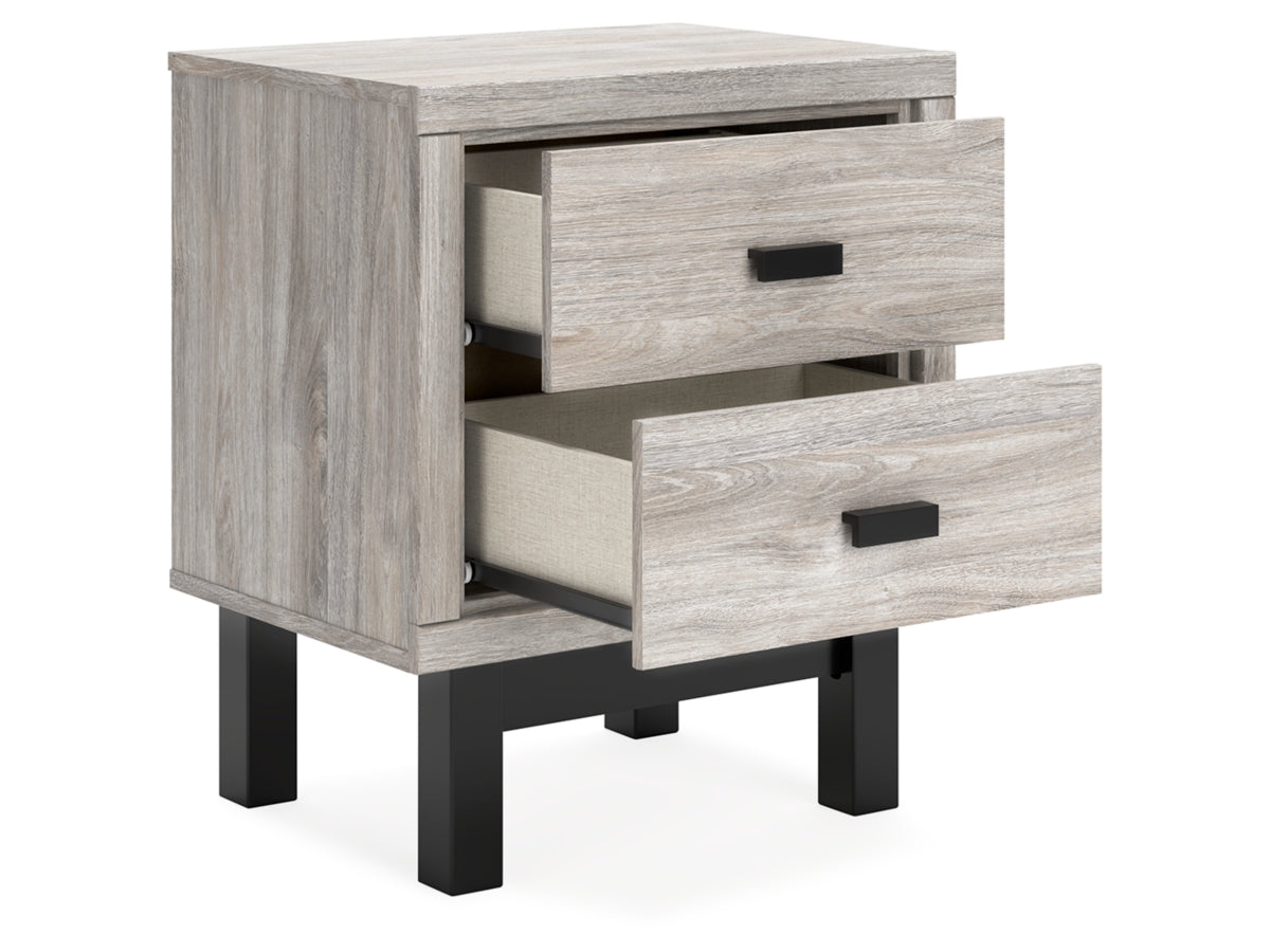 Vessalli 22" 2 Drawer Charging Nightstand