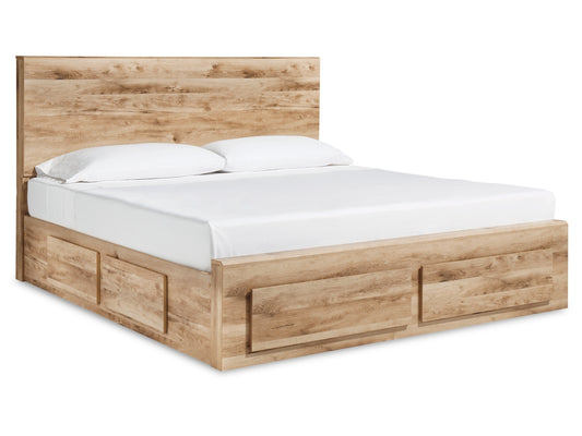 Hyanna Panel Storage Bed With 6 Storage Drawers