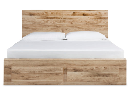 Hyanna Panel Storage Bed With 4 Storage Drawers