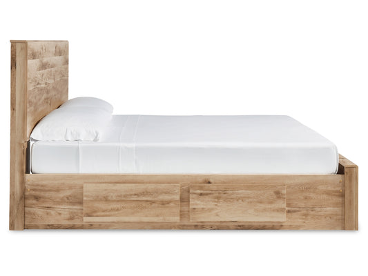 Hyanna Panel Storage Bed With 4 Storage Drawers