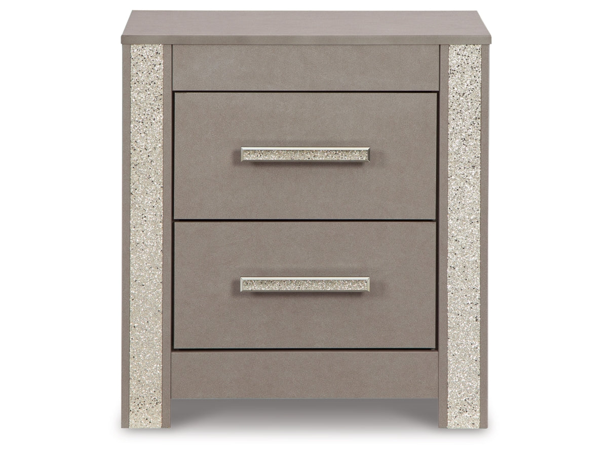 Surancha 24" 2 Drawer Charging Nightstand