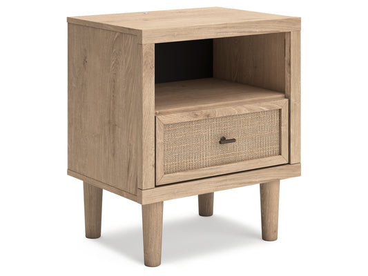 Cielden 21" 1 Drawer Charging Nightstand