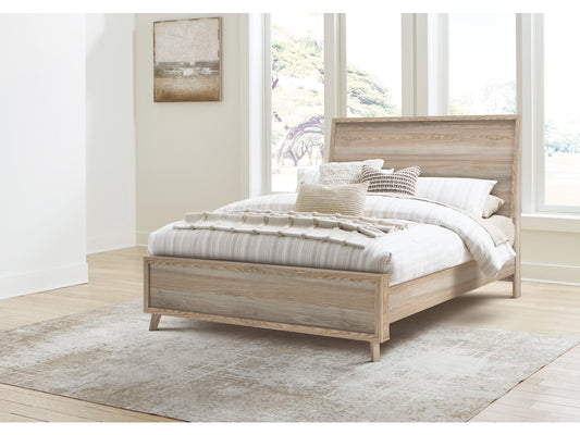 Hasbrick Panel Bed With Framed Panel Footboard