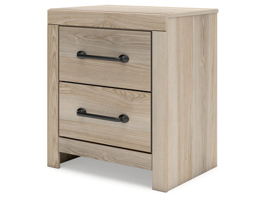 Senbry 22" 2 Drawer Charging Nightstand