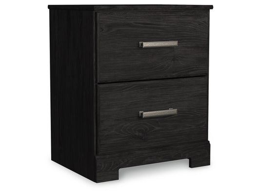 Belachime 21" 2 Drawer Nightstand