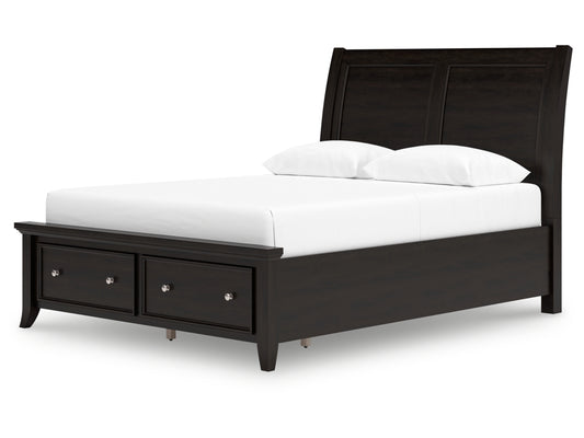 Bambori Sleigh Storage Bed