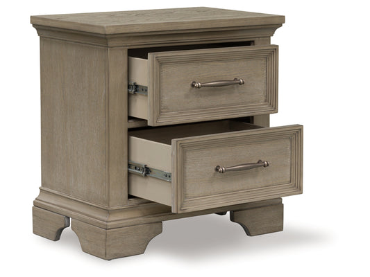 Vallardia 26" 2 Drawer Charging Nightstand