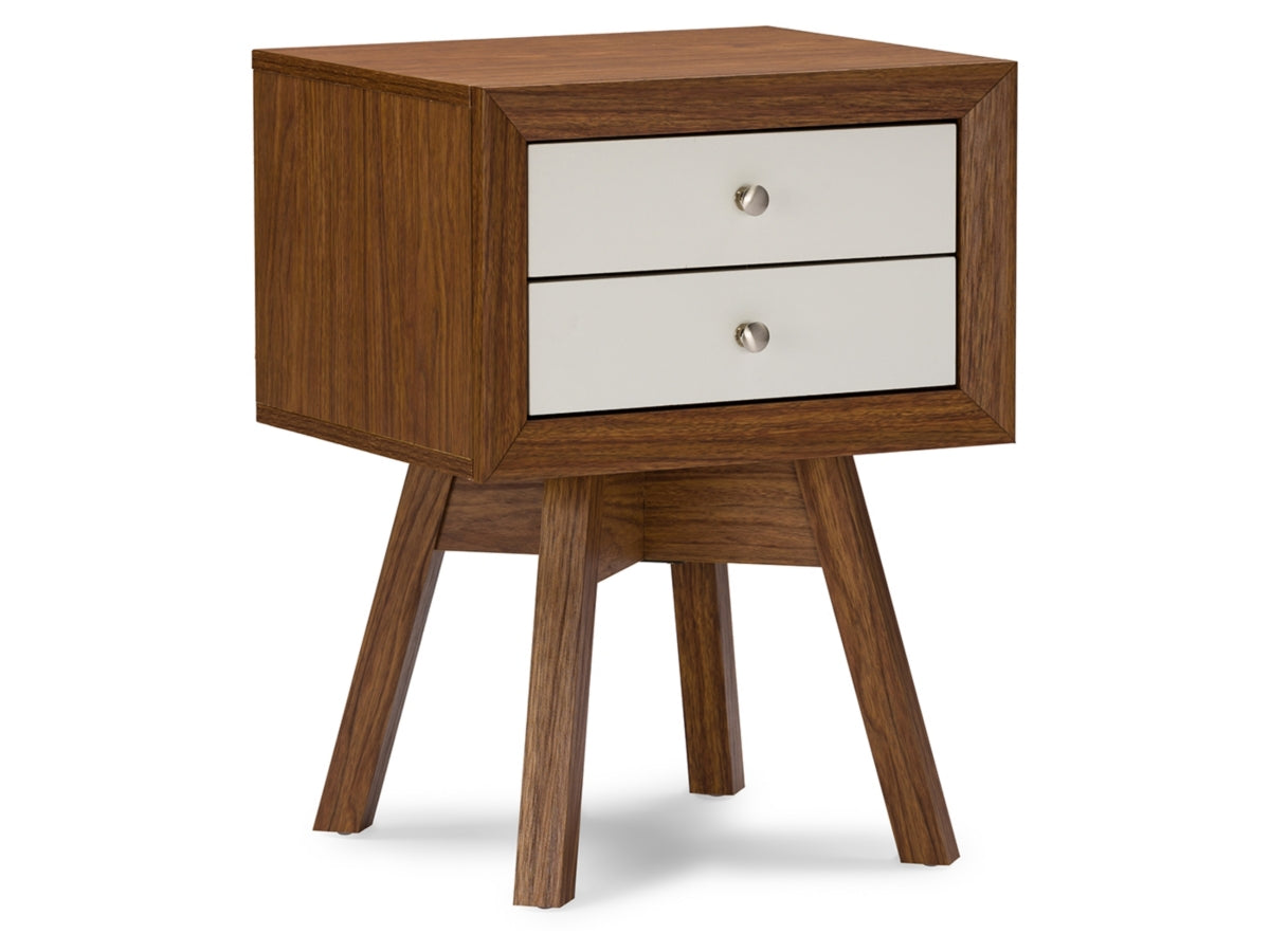 Warwick Two-Tone Accent Table And Nightstand