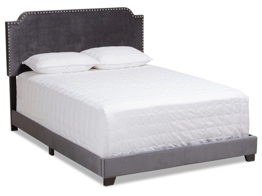 Velvet Upholstered Bed