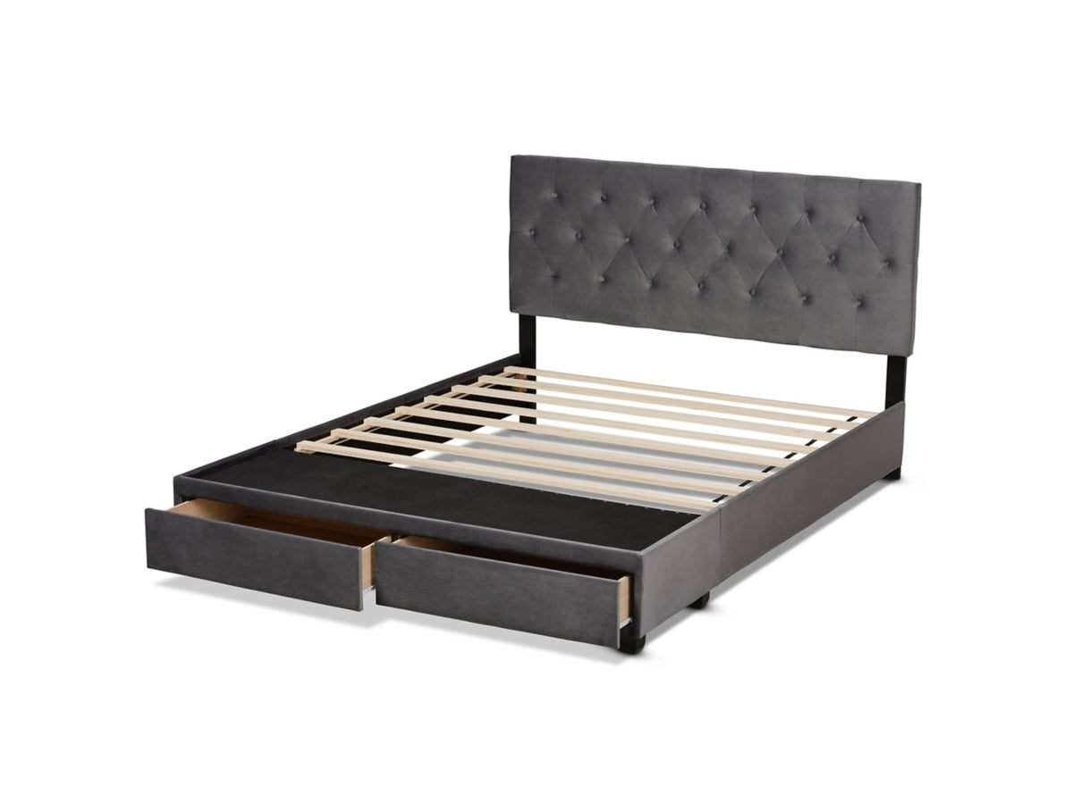 Caronia Upholstered Platform Storage Bed