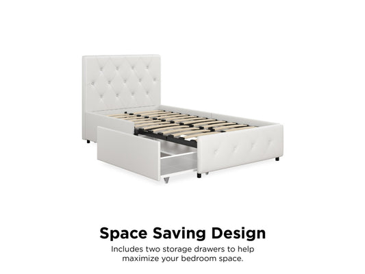 Atwater Living Dana Upholstered Storage Bed