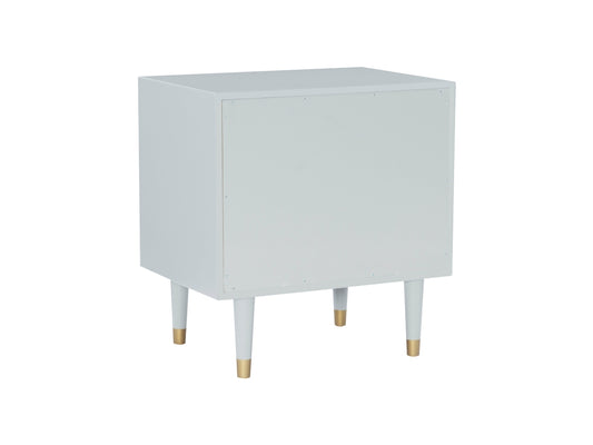 Linon Geo Texture 2 Drawer Nightstand