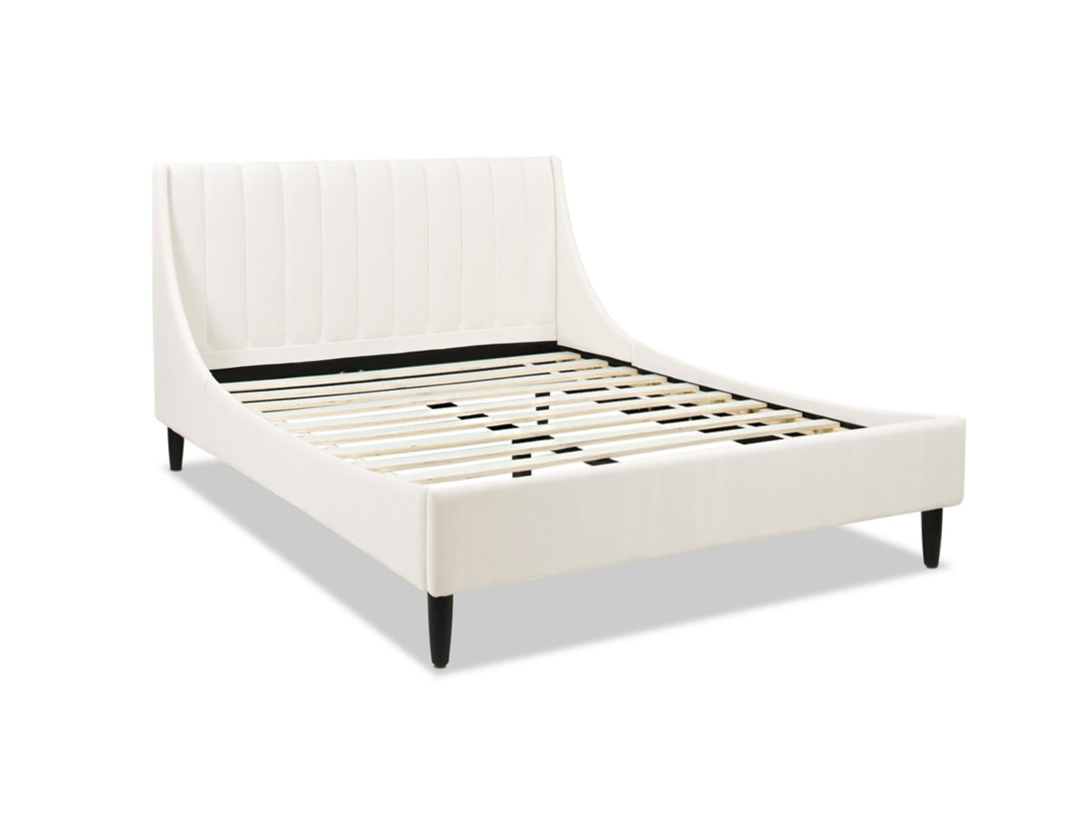 Aspen Vertical Tufted Modern Platform Bed