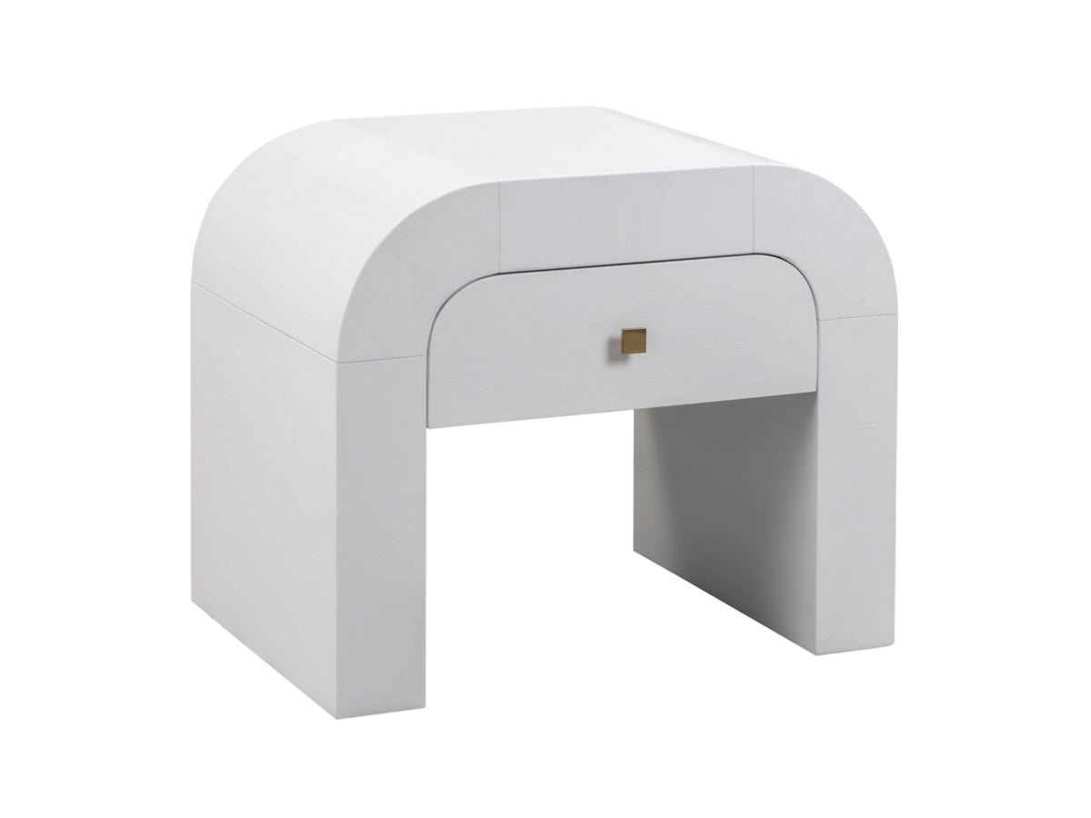 Hump White Nightstand