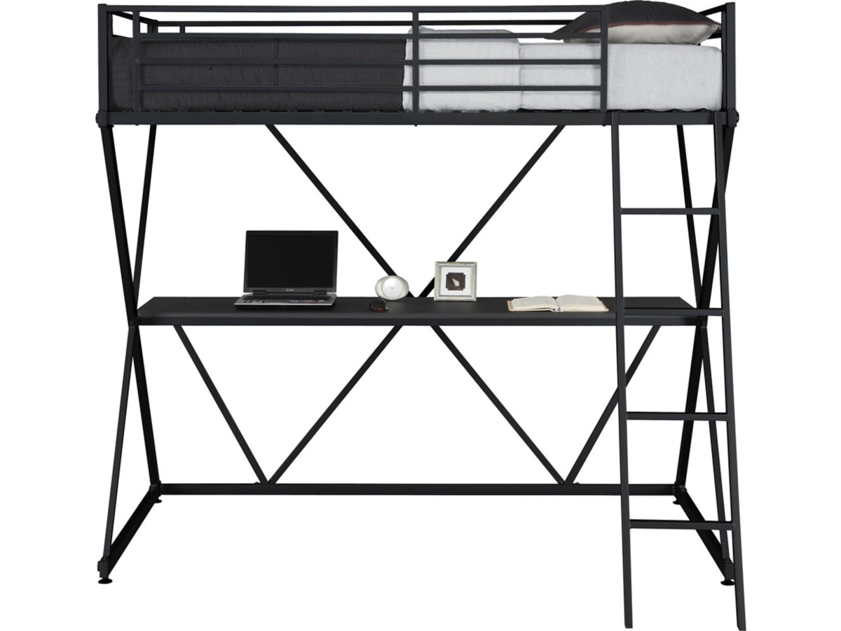 Atwater Living Danton X-Loft Metal Loft Bed