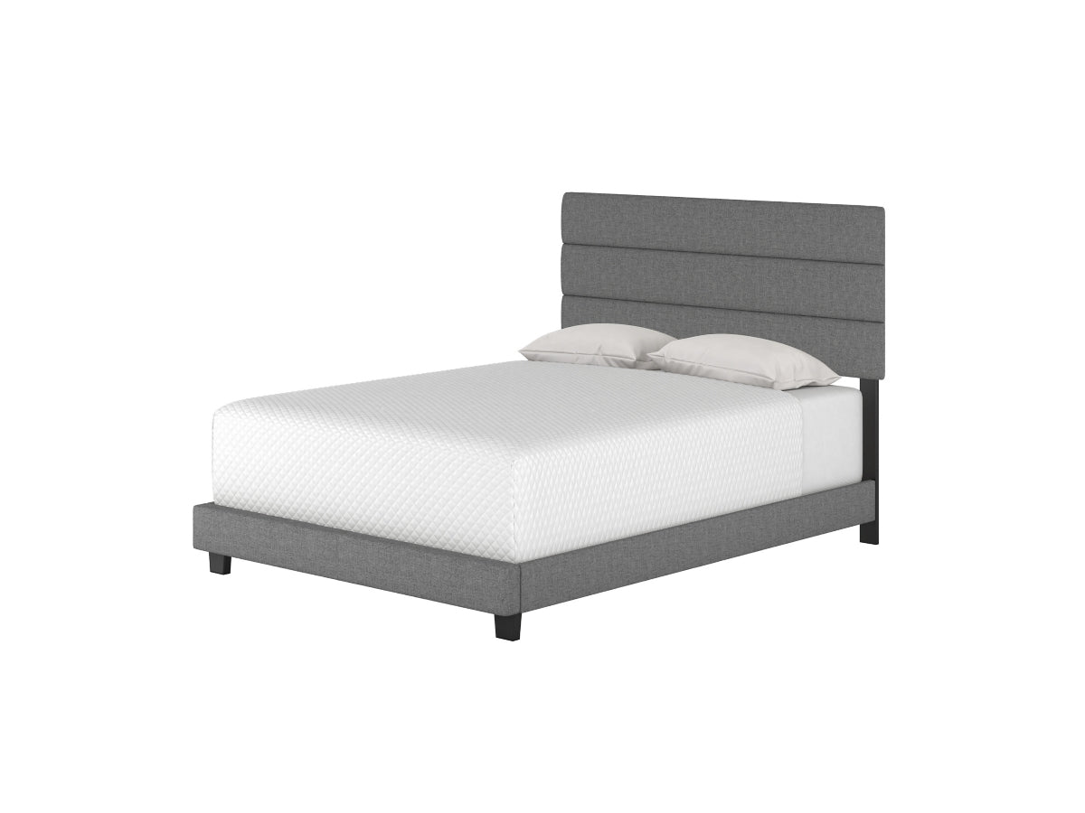 Brayan Upholstered Linen Platform Bed