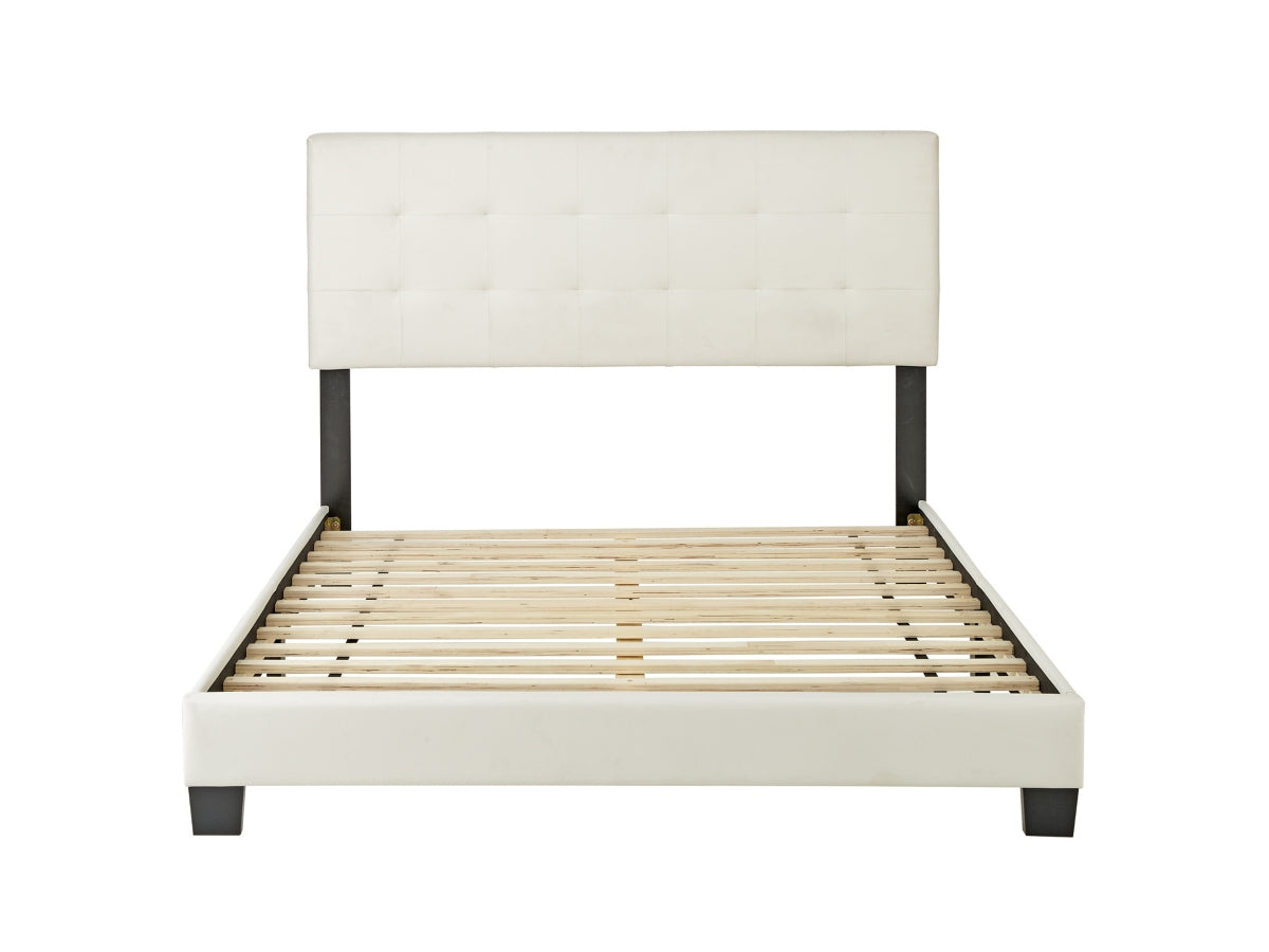 Badell Upholstered Faux Leather Platform Bed