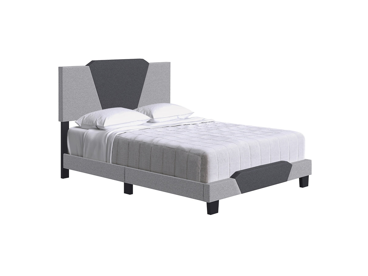 Talulah Upholstered Linen Platform Bed