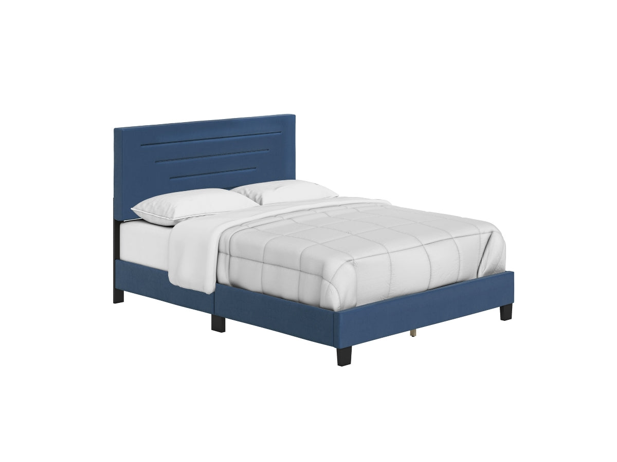 Aurelius Upholstered Faux Leather Platform Bed