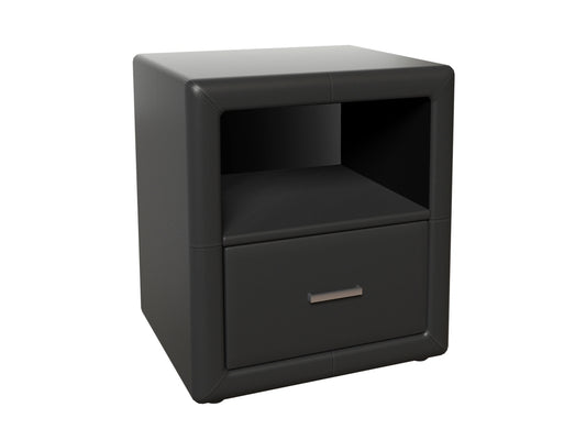 Coven Upholstered Faux Leather Nightstand