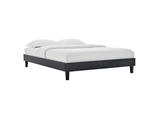 Reign Velvet Platform Bed