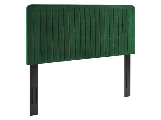 Milenna Tufted Velvet Headboard