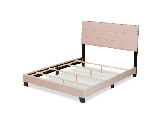 Baxton Studio Tamira Upholstered Panel Bed