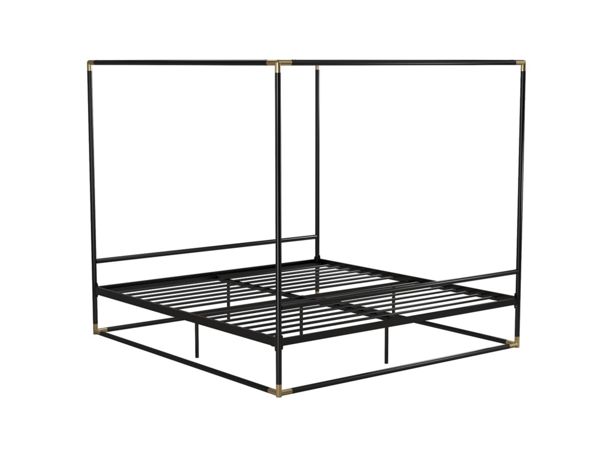 Celeste Canopy Metal Bed