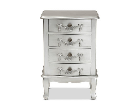 Baxton Studio Callen 4-Drawer Nightstand