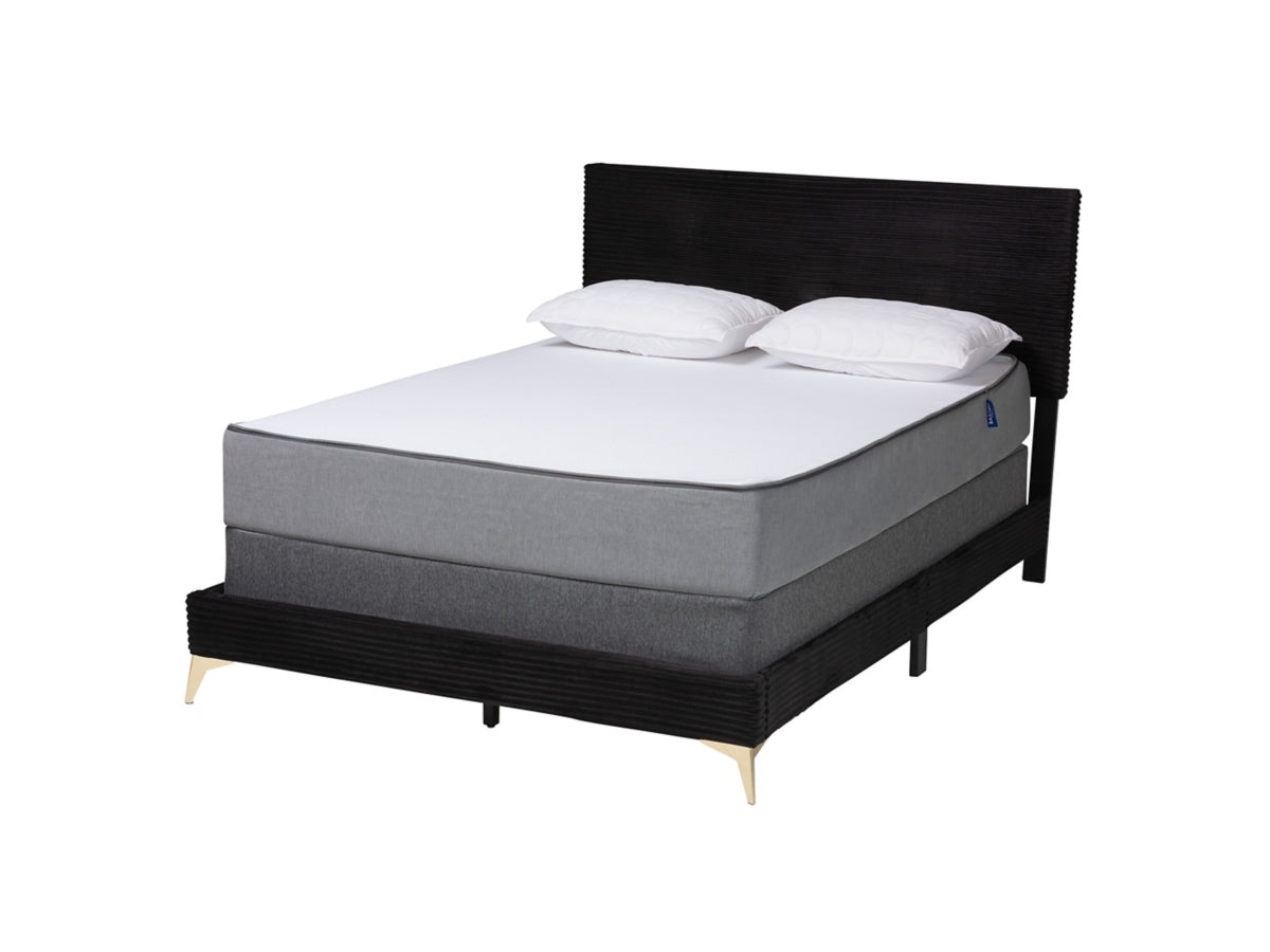 Baxton Studio Abberton Panel Bed