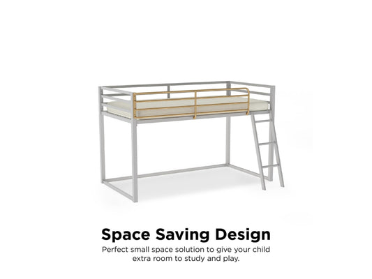 Little Seeds Monarch Hill Haven Metal Junior Loft Bed