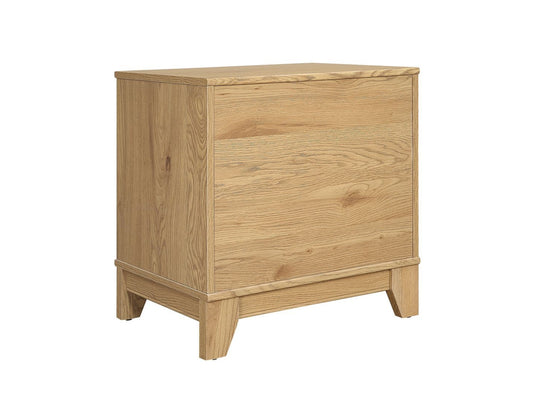 Manhattan Comfort Sheridan Cane 1-Drawer Nightstand