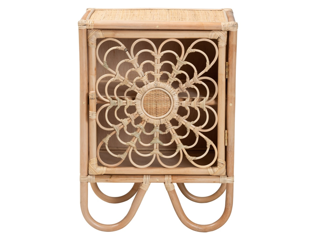 Bali & Pari Acelin Rattan Nightstand