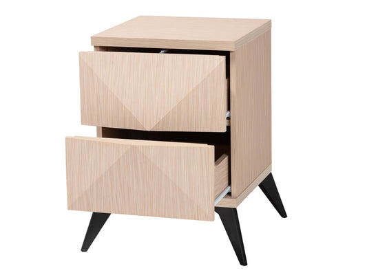 Baxton Studio Draper 16" Nightstand