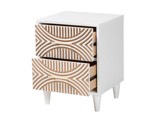 Baxton Studio Louetta 18" Nightstand