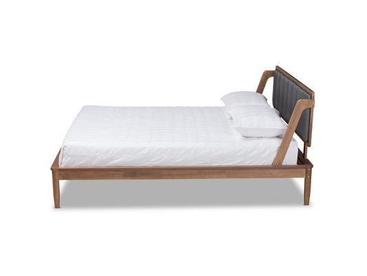 Baxton Studio Helsa Upholstered Platform Bed