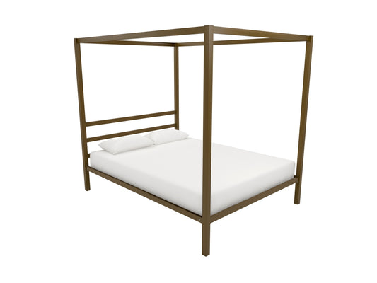 Modern Metal Canopy Bed