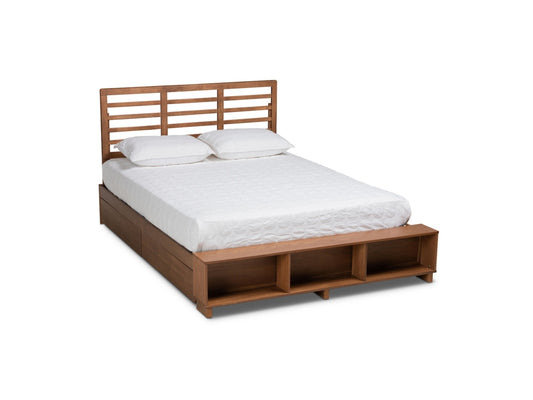 Baxton Studio Milana 4-Drawer Platform Storage Bed