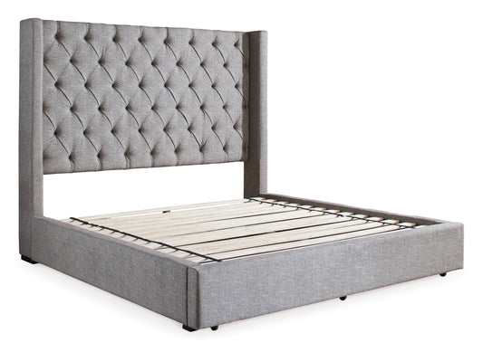 Sorinella Upholstered Bed With 1 Storage Drawer