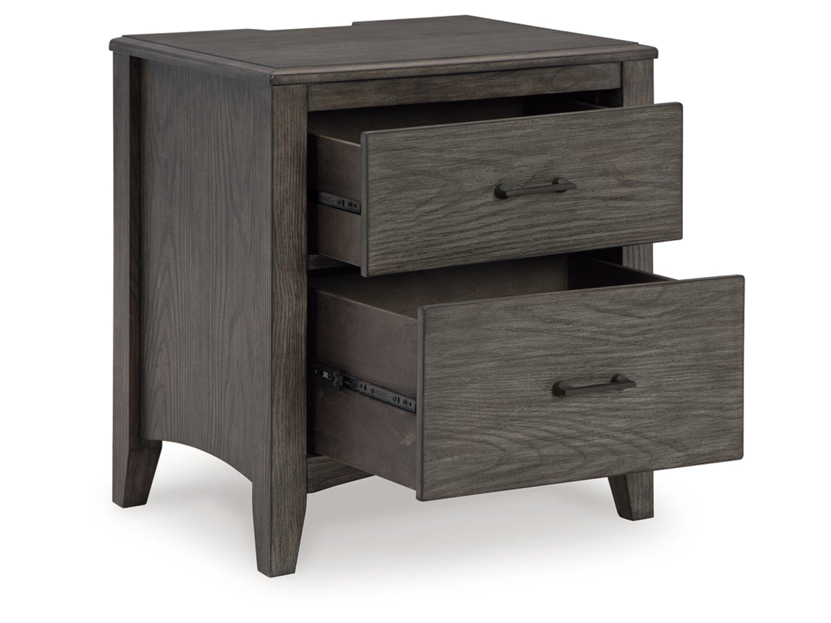 Montillan 24" 2 Drawer Charging Nightstand