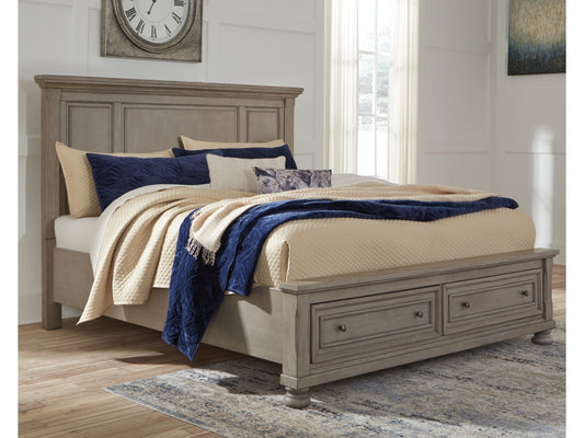 Lettner Panel Bed With 2 Storage Drawers