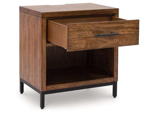 Steenlage 24" 1 Drawer Charging Nightstand